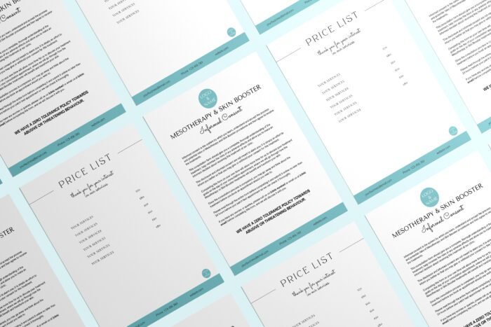Editable Skin Boosters & Mesotherapy Consultation Forms Canva - Image 3