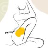 Set No.2 of Three Lemon Bottle Line Art Wall Prints Digital Download