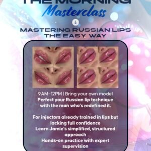 Mastering Russian Lips morning masterclass hands-on injector training January 2026